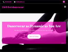 Tablet Screenshot of 2leftfeet.ca